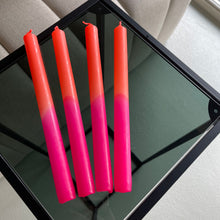 Afbeelding in Gallery-weergave laden, Candle orange/fuchsia (set4)
