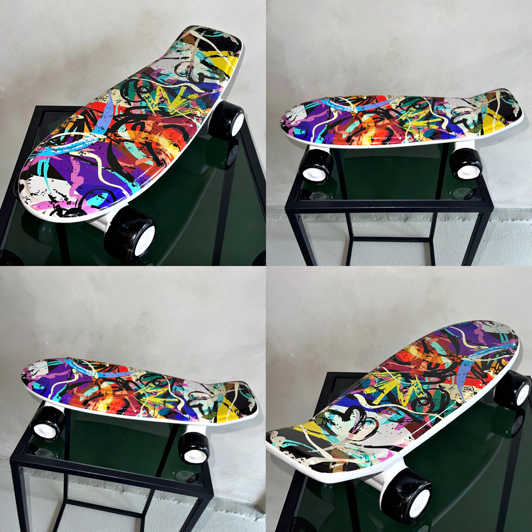 Skateboard multicolor