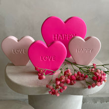 Afbeelding in Gallery-weergave laden, HV ornament heart HAPPY fuchsia L
