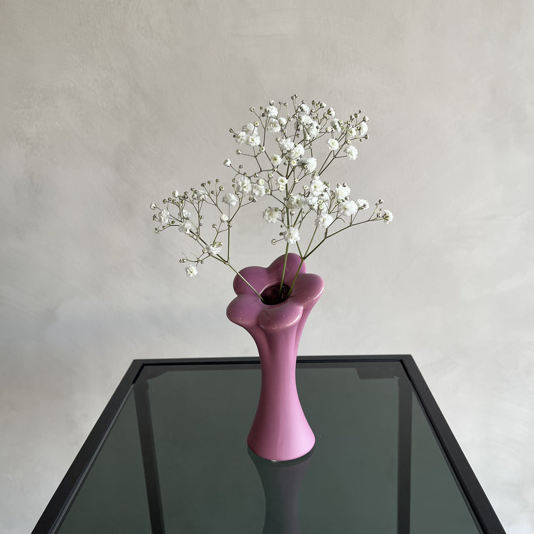 Vase flower purple S